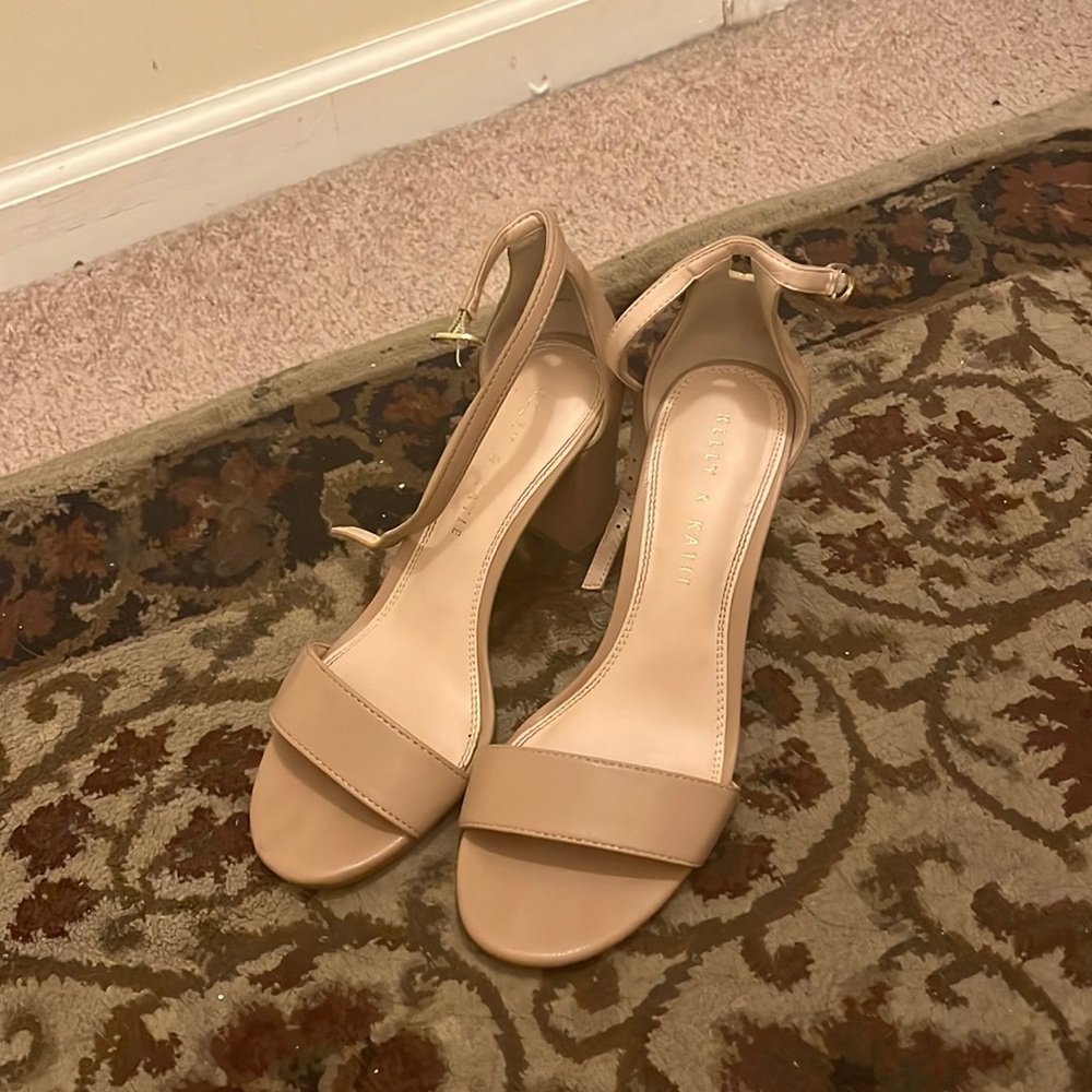 Nude Kelly and Katie heels